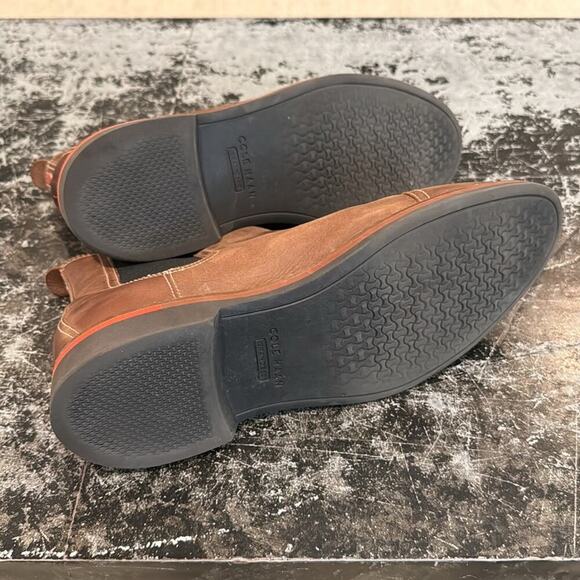 Mens Cole Haan Brown Leather York Chelsea Boot Size 9 - Picture 7 of 8